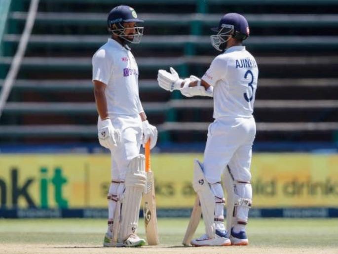 IND vs SA, 2nd Test Live Updates : South Africa need 240 runs to win,  Lungi Ngidi (3/43), Kagiso Rabada (3/77) and Marco Jansen (3/64)   | IND vs SA, 2nd Test Live Updates : अजिंक्य रहाणे- चेतेश्वर पुजारा यांनी डाव सावरला, पण तळाच्या फलंदाजांनी सर्व गोंधळ केला; आफ्रिकेनं झटपट डाव गुंडाळला 