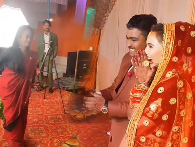 Social viral: A bride and a groom got radish as their wedding gift | असं कुणी गिफ्ट देतं का? लग्नात मिळालेलं अजब गिफ्ट पाहून नवरा-नवरीला आवरेना हसू