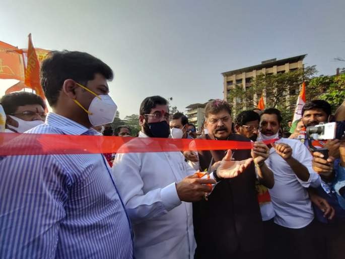 Shivsena Eknath Shinde NCP Jitendra Awhad And BJP Politics in thane | खेळ सेना-राष्ट्रवादीचा, ठरणार डोकेदुखी भाजपाला; 'या' कारणासाठी हवीय आघाडी