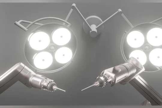 viral robot perform successful surgery on pig without human help | तंत्रज्ञानाची कमाल! रोबोटने केलं ऑपरेशन; सहजतेने केली डॉक्टरांना अवघड वाटणारी सर्जरी viral robot perform successful surgery on pig without human help | तंत्रज्ञानाची कमाल! रोबोटने केलं ऑपरेशन; सहजतेने केली डॉक्टरांना अवघड वाटणारी सर्जरी