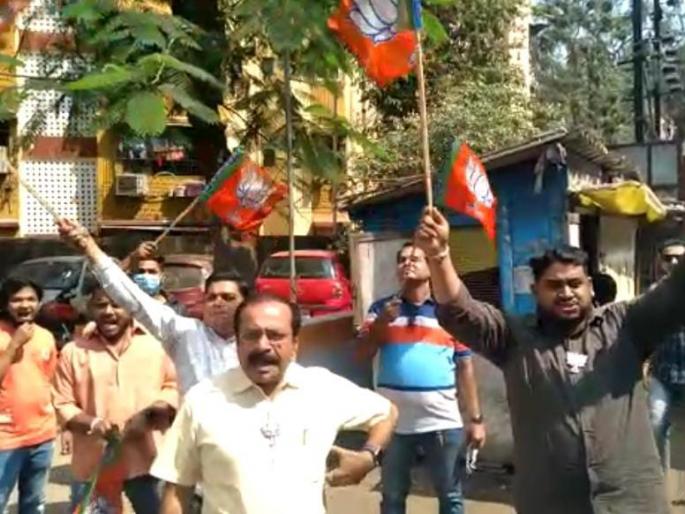 Congress and BJP workers came face to face in Dombivali | डोंबिवलीत काँग्रेस आणि भाजपचे कार्यकर्ते आले आमने सामने Congress and BJP workers came face to face in Dombivali | डोंबिवलीत काँग्रेस आणि भाजपचे कार्यकर्ते आले आमने सामने