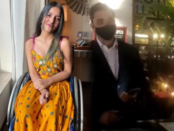 Woman in wheelchair says she was denied entry to Gurgaon restaurant. Owner responds | व्हीलचेअरवर आली म्हणून दिव्यांग मुलीला हॉटेलमध्ये एंट्री नाकारली; व्हिडिओ पाहून संतापले लोक