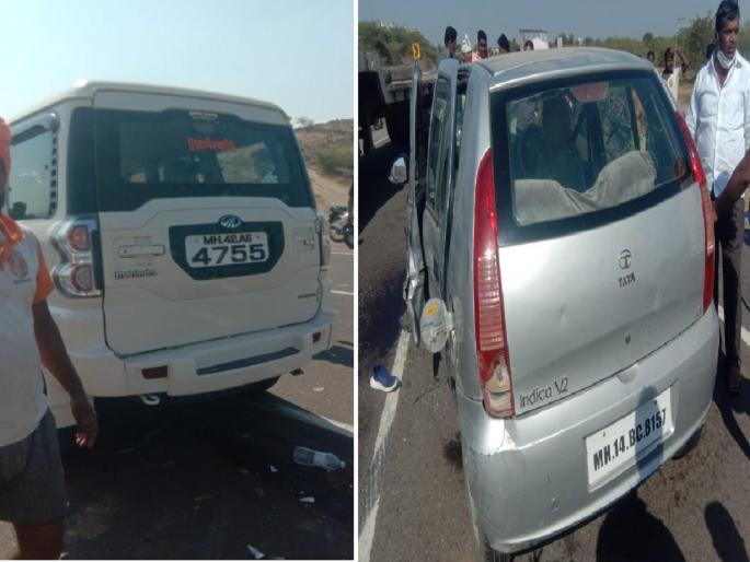 Car accident on the way to funeral of relative; One killed, six injured | नातेवाईकाच्या अंत्यविधीसाठी जाताना कारचा अपघात; एकजण जागीच ठार, ६ जखमी Car accident on the way to funeral of relative; One killed, six injured | नातेवाईकाच्या अंत्यविधीसाठी जाताना कारचा अपघात; एकजण जागीच ठार, ६ जखमी