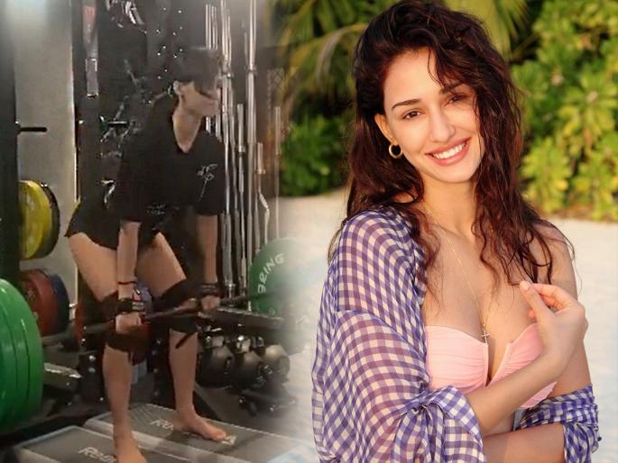 Actress Disha Patani pulls 80 kg weight while doing rack pull workout, know the Benefits of this exercise | नाजूक दिशा पटानीने उचललं ८० किलो वजन! एवढी ताकद कमवायला पाहा ती कोणते वर्कआऊट करते..
