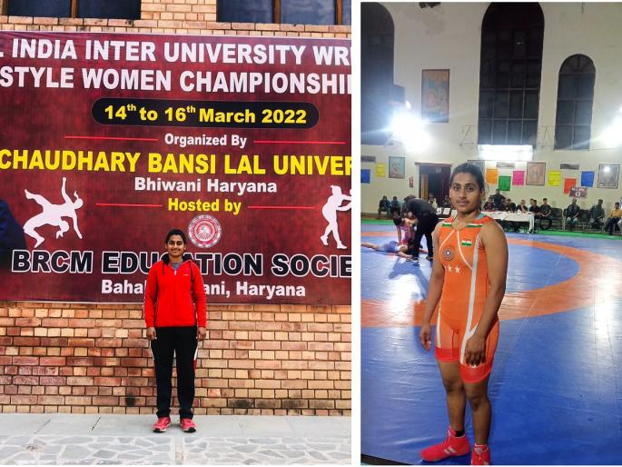 swiming in the Godavari at night for practice gets fruits; Wrestler Sonali Girage selected for 'Khelo India' | सरावासाठी रात्री गोदावरी पोहून जाण्याचे चीज झाले; कुस्तीपटू सोनालीची 'खेलो इंडिया'साठी निवड swiming in the Godavari at night for practice gets fruits; Wrestler Sonali Girage selected for 'Khelo India' | सरावासाठी रात्री गोदावरी पोहून जाण्याचे चीज झाले; कुस्तीपटू सोनालीची 'खेलो इंडिया'साठी निवड