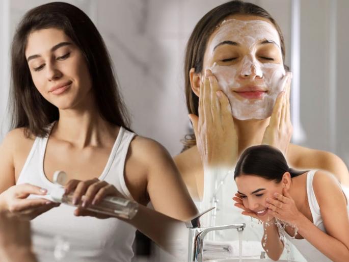 Skin Care Tips : Dermatologist shares tips to choose the right face wash for your skin | Skin Care Tips : दिवसभरातून कितीवेळा चेहरा धुता? तज्ज्ञांनी सांगितली स्किन टाईपनुसार चेहरा धुण्याची योग्य पद्धत