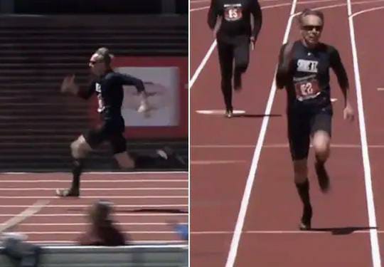 video 70 year old man finished 100 meters race in less than 14 seconds | आजोबांनी कमाल केली, 14 सेकंदात धावण्याची शर्यत जिंकली; तुफान व्हायरल होणारा Video पाहिलात का? video 70 year old man finished 100 meters race in less than 14 seconds | आजोबांनी कमाल केली, 14 सेकंदात धावण्याची शर्यत जिंकली; तुफान व्हायरल होणारा Video पाहिलात का?