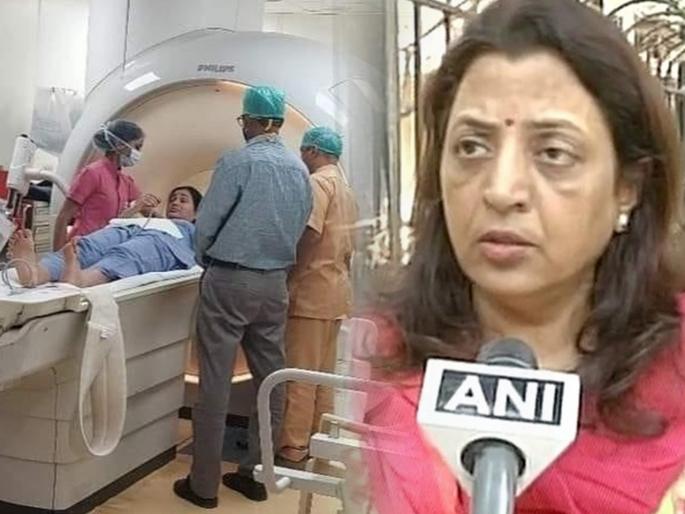 Shivsena Manisha Kayande Slams Navneet Rana Over Lilavati Hospital MRI Photo | "अति केलं का माती होते, तुमची नाटकं फक्त प्रसिद्धीसाठी"; शिवसेना नेत्यांनी नवनीत राणांना सुनावलं Shivsena Manisha Kayande Slams Navneet Rana Over Lilavati Hospital MRI Photo | "अति केलं का माती होते, तुमची नाटकं फक्त प्रसिद्धीसाठी"; शिवसेना नेत्यांनी नवनीत राणांना सुनावलं