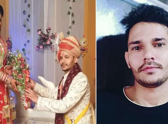 Halfway through the innings! The marriage took place 3 months ago; Was married; Funeral on bank manager killed in Kashmir | Target Killing : अर्ध्यावरती डाव मोडला! 3 महिन्यांपूर्वीच झालं होतं लग्न; काश्मीरमध्ये मारलेल्या बँक मॅनेजरवर अंत्यसंस्कार  Halfway through the innings! The marriage took place 3 months ago; Was married; Funeral on bank manager killed in Kashmir | Target Killing : अर्ध्यावरती डाव मोडला! 3 महिन्यांपूर्वीच झालं होतं लग्न; काश्मीरमध्ये मारलेल्या बँक मॅनेजरवर अंत्यसंस्कार