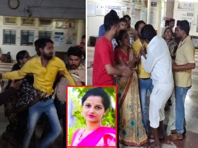 'You killed our daughter', in-law's beaten due to death of marital suicide in Beed | 'आमची मुलगी तुम्ही मारली', विवाहितेच्या आत्महत्येनंतर माहेरच्यांची सासरच्यांना बेदम मारहाण 'You killed our daughter', in-law's beaten due to death of marital suicide in Beed | 'आमची मुलगी तुम्ही मारली', विवाहितेच्या आत्महत्येनंतर माहेरच्यांची सासरच्यांना बेदम मारहाण