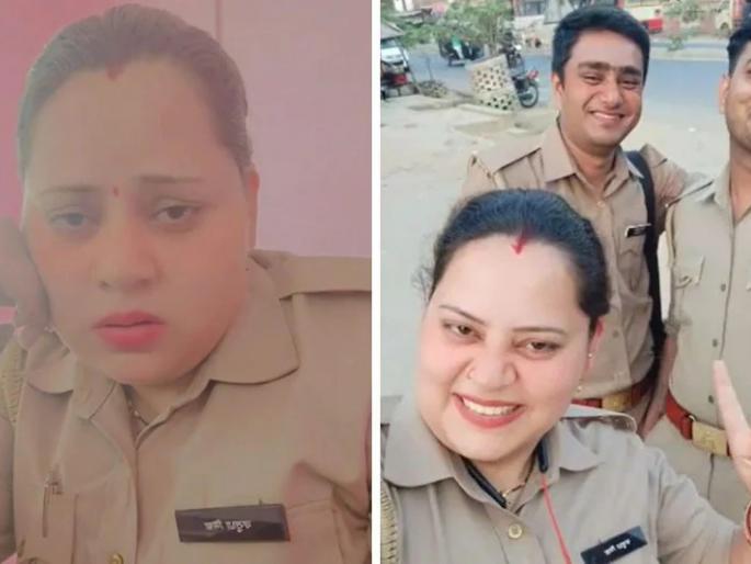 Done suspension! Video made by a female constable in uniform on the song 'Hero Tu Mera Hero Hai' | झालं ना निलंबन! 'हीरो तू मेरा हीरो है' या गाण्यावर महिला कॉन्स्टेबलने वर्दीत बनवला व्हिडिओ Done suspension! Video made by a female constable in uniform on the song 'Hero Tu Mera Hero Hai' | झालं ना निलंबन! 'हीरो तू मेरा हीरो है' या गाण्यावर महिला कॉन्स्टेबलने वर्दीत बनवला व्हिडिओ