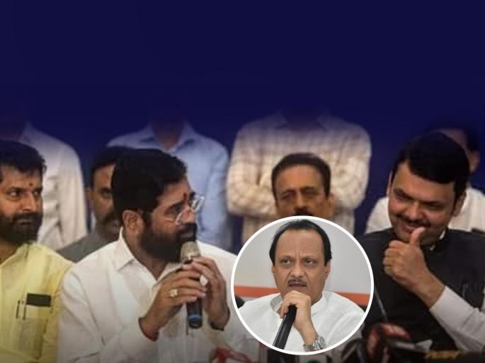 Devendra Fadanvis was scared when Eknath Shinde was talking; Opposition leader Ajit Pawar saw exactly that moment in speech vidhan sabha | शिंदे बोलत होते, बोलत होते, पण तिकडे फडणवीस घाबरलेले; अजित पवारांनी नेमके तेच हेरले Devendra Fadanvis was scared when Eknath Shinde was talking; Opposition leader Ajit Pawar saw exactly that moment in speech vidhan sabha | शिंदे बोलत होते, बोलत होते, पण तिकडे फडणवीस घाबरलेले; अजित पवारांनी नेमके तेच हेरले