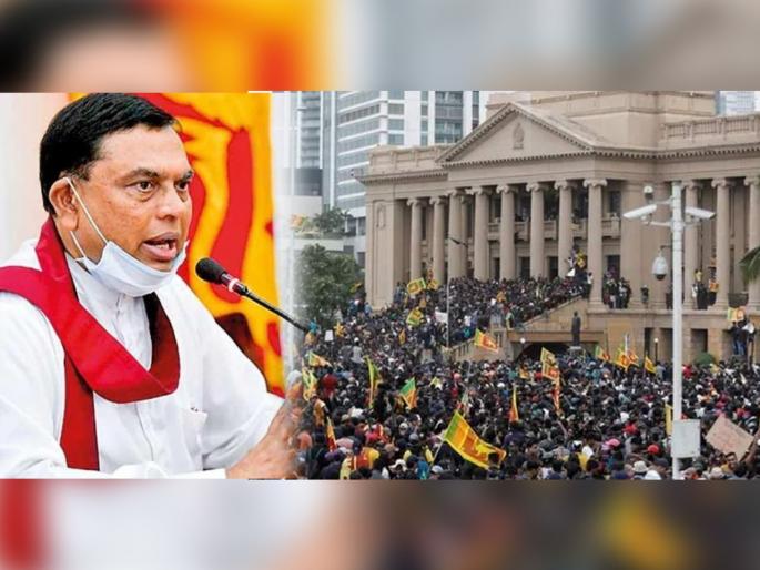 sri lanka president gotabaya rajapaksa younger brother basil rajapaksa tried to leave the country | Sri Lanka Crisis : श्रीलंका सोडून पळ काढण्याच्या प्रयत्नात होता राष्ट्रपतींचा भाऊ; संतप्त कर्मचाऱ्यांनी रोखलं अन्...