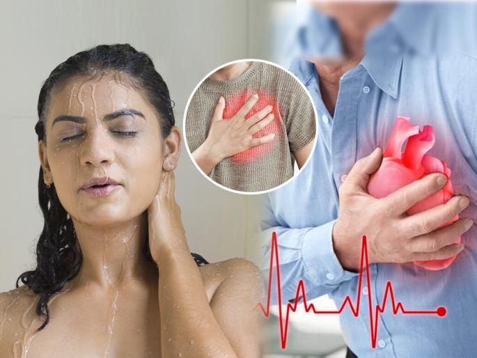 Heart Attack While Bathing : According to research this shower mistake can cause heart attack | गार पाण्यानं अंघोळ करतानाही येऊ शकतो हार्ट अटॅक; लक्षणं कोणती? उपाय काय?