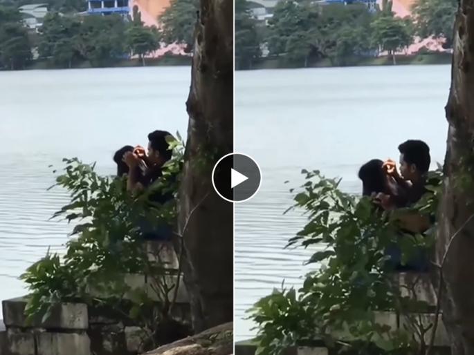 Boyfriend removing louse from girlfriend head internet says no one can love like this | प्यार तूने क्या किया! गर्लफ्रेंडच्या डोक्यातल्या उवा काढायची वेळ आली, व्हिडिओ पाहून लोक म्हणाले....