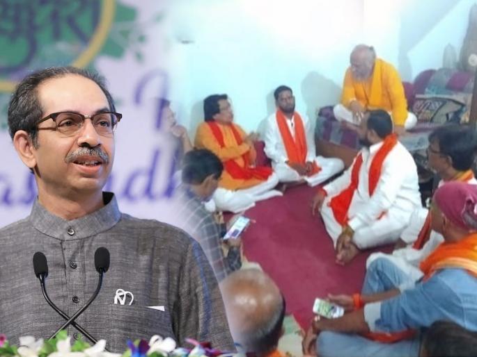 Former CM Uddhav Thackeray will come to Pohradevi; Shiv Sena leaders discuss with Mahant in Pohradevi | उद्धव ठाकरे पोहरादेवीत येणार; शिवसेना नेत्यांची पोहरादेवीत महंतांशी चर्चा, बंजारा वोट बँक शाबूत ठेवण्याचे आव्हान Former CM Uddhav Thackeray will come to Pohradevi; Shiv Sena leaders discuss with Mahant in Pohradevi | उद्धव ठाकरे पोहरादेवीत येणार; शिवसेना नेत्यांची पोहरादेवीत महंतांशी चर्चा, बंजारा वोट बँक शाबूत ठेवण्याचे आव्हान