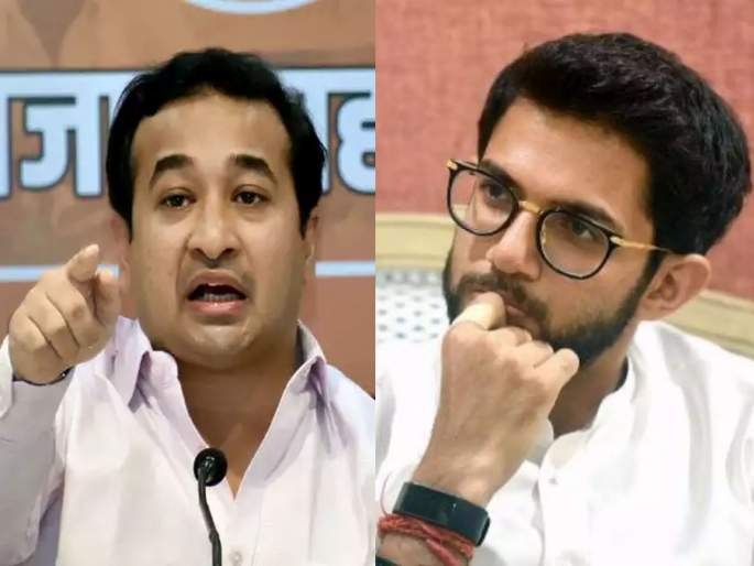 BJP Nitesh Rane Slams Shivsena Aaditya Thackeray | "उगाच डरकाळी फोडू नका, मुंबई काय कोणाच्या साहेबांची नाही"; नितेश राणेंचा आदित्य ठाकरेंना टोला BJP Nitesh Rane Slams Shivsena Aaditya Thackeray | "उगाच डरकाळी फोडू नका, मुंबई काय कोणाच्या साहेबांची नाही"; नितेश राणेंचा आदित्य ठाकरेंना टोला