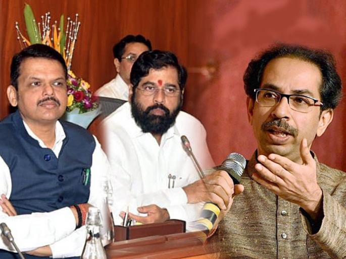 Shivsena Slams CM Eknath Shinde And BJP Devendra Fadnavis in saamana editorial | "सडक्या मेंदूच्या राज्यकर्त्यांनो, तुम्ही गोधडी भिजवत होता तेव्हापासून..."; शिवसेनेचा घणाघात Shivsena Slams CM Eknath Shinde And BJP Devendra Fadnavis in saamana editorial | "सडक्या मेंदूच्या राज्यकर्त्यांनो, तुम्ही गोधडी भिजवत होता तेव्हापासून..."; शिवसेनेचा घणाघात