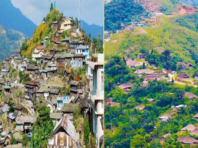 most unusual village of india indian village with unique story you must visit name longwa | ऐकावं ते नवलच! 'या' गावाचं किचन भारतात तर बेडरूम दुसऱ्या देशात; जाणून घ्या, नेमकं कसं?  most unusual village of india indian village with unique story you must visit name longwa | ऐकावं ते नवलच! 'या' गावाचं किचन भारतात तर बेडरूम दुसऱ्या देशात; जाणून घ्या, नेमकं कसं?