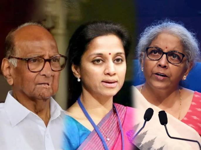 NCP chief Sharad Pawar has taunt to Union Minister Nirmala Sitharaman. | 'निर्मला सीतारामन यांची भाषा बारामतीकरांना सहज समजेल'; शरद पवारांनी लेट पण थेट सांगितलं! NCP chief Sharad Pawar has taunt to Union Minister Nirmala Sitharaman. | 'निर्मला सीतारामन यांची भाषा बारामतीकरांना सहज समजेल'; शरद पवारांनी लेट पण थेट सांगितलं!