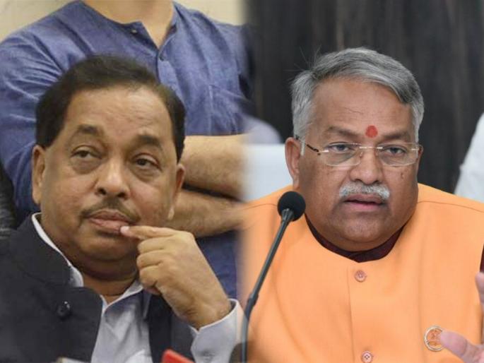 Former MP Chandrakant Khaire has demanded the cancellation of Union Minister Narayan Rane's MP | आई जगदंबेने नारायण राणेंचा बदला घेतला; त्यांची खासदारकी रद्द करा, चंद्रकांत खैरेंची मागणी Former MP Chandrakant Khaire has demanded the cancellation of Union Minister Narayan Rane's MP | आई जगदंबेने नारायण राणेंचा बदला घेतला; त्यांची खासदारकी रद्द करा, चंद्रकांत खैरेंची मागणी