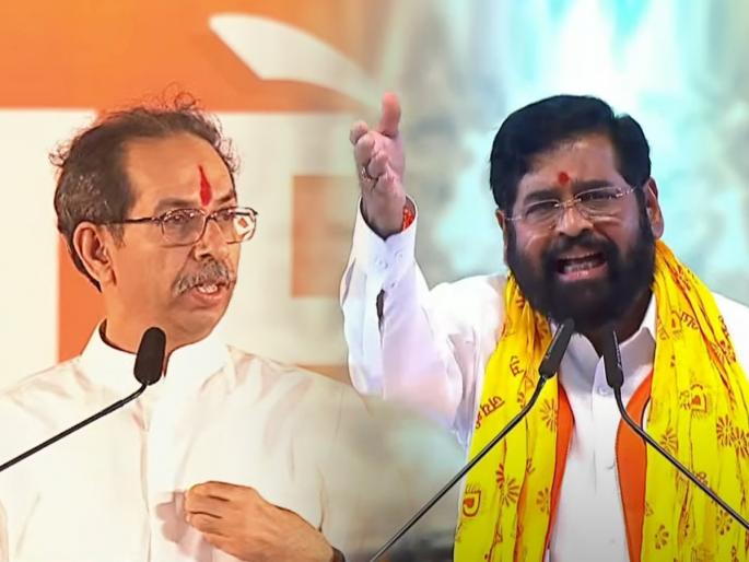 Chief Minister Eknath Shinde also counterattacked by taking some points from Uddhav Thackeray's speech. | कोथळा काढायचं म्हणताय, आयुष्यात तुम्ही कोणाला चापट तरी मारली आहे का?; एकनाथ शिंदेंचा सवाल Chief Minister Eknath Shinde also counterattacked by taking some points from Uddhav Thackeray's speech. | कोथळा काढायचं म्हणताय, आयुष्यात तुम्ही कोणाला चापट तरी मारली आहे का?; एकनाथ शिंदेंचा सवाल