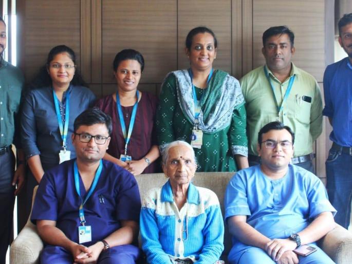 87-year-old woman was successfully operated on a tumor the size of a melon in her liver | ८७ वर्षीय आजीच्या यकृतातील खरबूजा एवढ्या ट्यूमरवर शस्त्रक्रिया यशस्वी 87-year-old woman was successfully operated on a tumor the size of a melon in her liver | ८७ वर्षीय आजीच्या यकृतातील खरबूजा एवढ्या ट्यूमरवर शस्त्रक्रिया यशस्वी