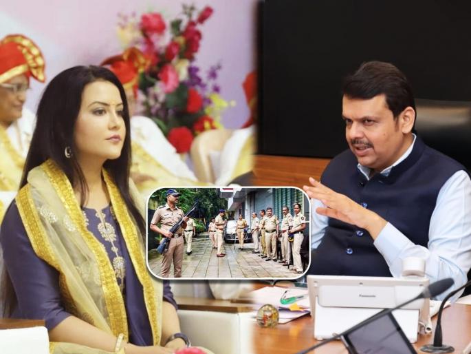 Amruta Fadnavis has been granted Y+ status security by the Maharashtra government | अमृता फडणवीस यांना 'Y+' सुरक्षा; उपमुख्यमंत्री देवेंद्र फडणवीस म्हणाले... Amruta Fadnavis has been granted Y+ status security by the Maharashtra government | अमृता फडणवीस यांना 'Y+' सुरक्षा; उपमुख्यमंत्री देवेंद्र फडणवीस म्हणाले...