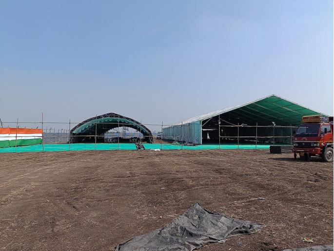 Bharat Jodo Yatra: Five hundred meals on one dining table, Nanded ready for Bharat Jodo Yatra | Bharat Jodo Yatra: नांदेड सज्ज! भव्य मंडपात एकाच डायनिंग टेबलवर पाचशे जणांचे जेवण Bharat Jodo Yatra: Five hundred meals on one dining table, Nanded ready for Bharat Jodo Yatra | Bharat Jodo Yatra: नांदेड सज्ज! भव्य मंडपात एकाच डायनिंग टेबलवर पाचशे जणांचे जेवण