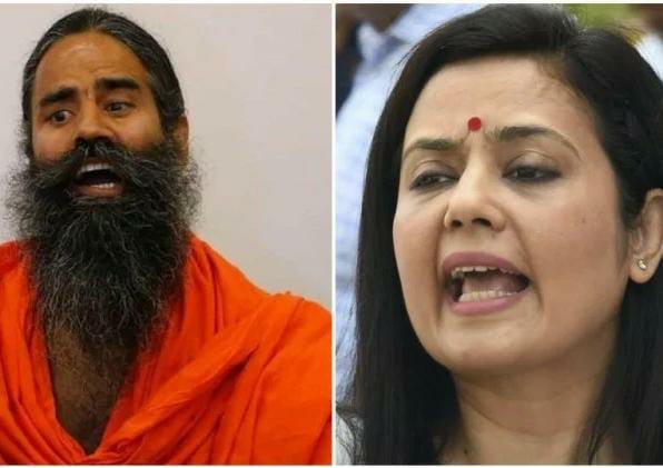 tmc mp Mahua Moitra reacted on Baba Ramdev remarks on saree women | Mahua Moitra : "आता मला कळलं की, रामलीला मैदानातून पतंजली बाबा महिलांच्या कपड्यात का पळाले होते"