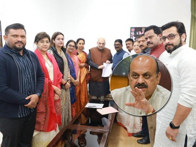 Karnataka Chief Minister Basavaraj Bommai said that it will not make any difference if the delegation of Maharashtra meets the Union Home Minister. | 'काहीही फरक...'; अमित शाह अन् महाराष्ट्रातील खासदारांच्या भेटीवर बसवराज बोम्मई बरळले! Karnataka Chief Minister Basavaraj Bommai said that it will not make any difference if the delegation of Maharashtra meets the Union Home Minister. | 'काहीही फरक...'; अमित शाह अन् महाराष्ट्रातील खासदारांच्या भेटीवर बसवराज बोम्मई बरळले!