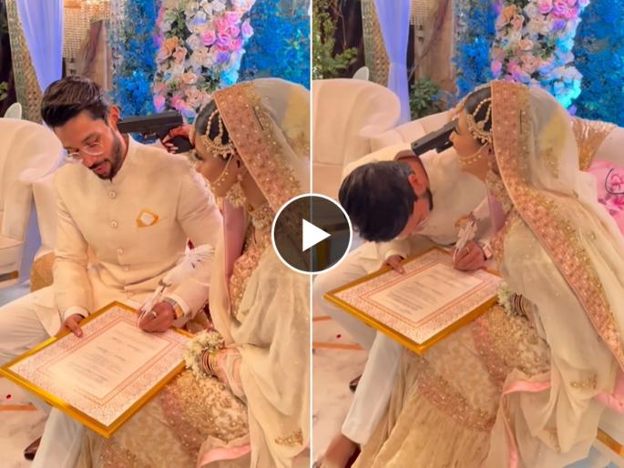Stopping the gun asked 'him', will you marry me... Poor husband got scared and.. Watch Pakistani Viral Video | बंदूक रोखत ' त्याला ' विचारलं, माझ्याशी लग्न करतोस की... बिचारा नवरदेव घाबरला आणि.. पाहा पाकिस्तानी व्हायरल व्हिडिओ
