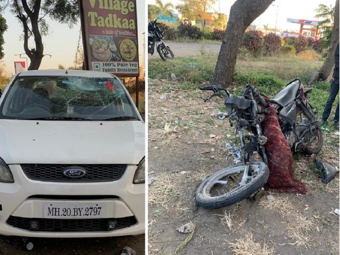 An accident orphaned an eight-month-old baby; Death of wife after husband | एका अपघाताने आठ महिन्यांच्या चिमुकल्याला केले अनाथ; पतीपाठोपाठ पत्नीचाही मृत्यू An accident orphaned an eight-month-old baby; Death of wife after husband | एका अपघाताने आठ महिन्यांच्या चिमुकल्याला केले अनाथ; पतीपाठोपाठ पत्नीचाही मृत्यू