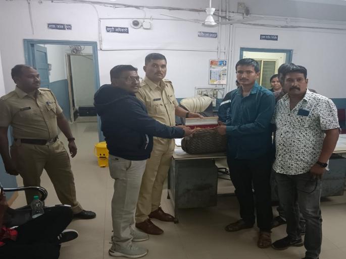 A bag of two and a half tola gold went missing in a rickshaw and was returned by an honest driver | प्रामाणिकपणाचे कौतुक; अडीच तोळे सोने रिक्षा चालकाने केले परत, पोलिसांनी दिले रिवॉर्ड A bag of two and a half tola gold went missing in a rickshaw and was returned by an honest driver | प्रामाणिकपणाचे कौतुक; अडीच तोळे सोने रिक्षा चालकाने केले परत, पोलिसांनी दिले रिवॉर्ड