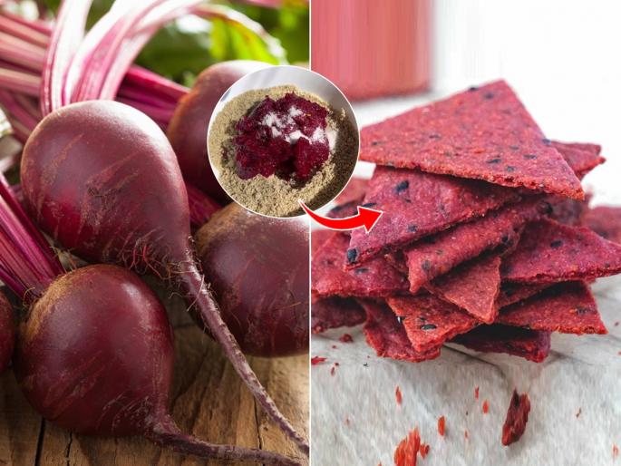 Valentines Day 2023 : Why only red roses, give red heart nutritious beetroot crackers, do special recipe.. | Valentines Day 2023 : लालचुटूक गुलाबच कशाला, गिफ्ट द्या लालबुंद पौष्टिक बीटरुट क्रॅकर्स, खास पदार्थ- जो दिल जीत ले!