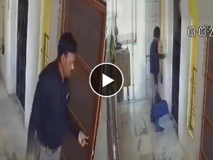 Video person who left home for office died due to heart attack in few seconds | Video - घरातून ऑफिससाठी निघाला, लिफ्टची वाट पाहताना हार्ट अटॅक आला; काही सेकंदात मृत्यू