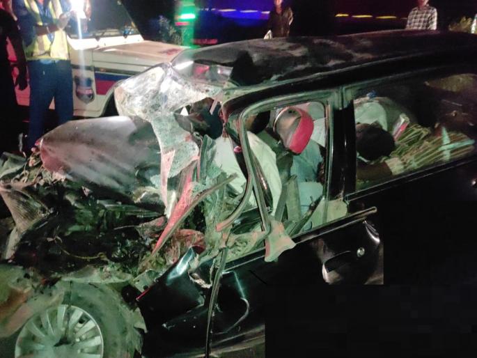Two brothers from Nanded, Bhauji and another one died in a terrible accident in Nizamabad | निजामाबादमध्ये भीषण अपघातात नांदेडमधील दोघे भाऊ, भाऊजीसह अन्य एकाचा मृत्यू Two brothers from Nanded, Bhauji and another one died in a terrible accident in Nizamabad | निजामाबादमध्ये भीषण अपघातात नांदेडमधील दोघे भाऊ, भाऊजीसह अन्य एकाचा मृत्यू