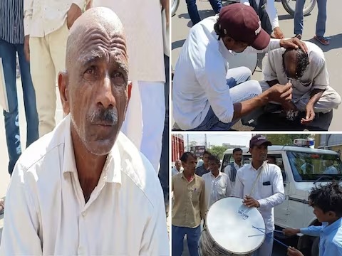 wife escaped with lover sad husband shaved head shocking incident came to light in barmer | अरेरे! पत्नी प्रियकरासह पळून गेल्यावर पतीने केलं मुंडण; ढोल वाजवला, पोलिसांनाच दिली धमकी wife escaped with lover sad husband shaved head shocking incident came to light in barmer | अरेरे! पत्नी प्रियकरासह पळून गेल्यावर पतीने केलं मुंडण; ढोल वाजवला, पोलिसांनाच दिली धमकी