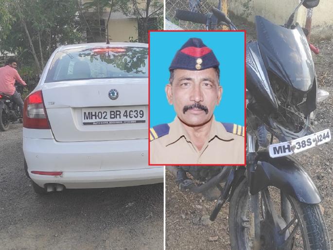 Police Jamadar died on the spot in a car-bicycle collision | मिरवणूक बंदोबस्तावर निघालेल्या पोलीस जमादाराचा अपघातात जागीच मृत्यू Police Jamadar died on the spot in a car-bicycle collision | मिरवणूक बंदोबस्तावर निघालेल्या पोलीस जमादाराचा अपघातात जागीच मृत्यू