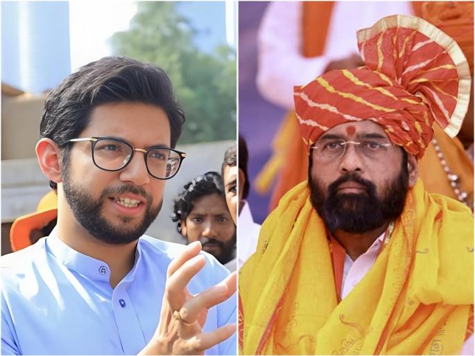 Aaditya Thackeray accused Chief Minister Eknath Shinde of a scam in the ongoing road works in Mumbai | मुंबईत रस्त्यासाठी लागणाऱ्या खडीची कामे एकाच कंपनीला का? आदित्य ठाकरेंचा मुख्यमंत्री एकनाथ शिंदेंवर आरोप Aaditya Thackeray accused Chief Minister Eknath Shinde of a scam in the ongoing road works in Mumbai | मुंबईत रस्त्यासाठी लागणाऱ्या खडीची कामे एकाच कंपनीला का? आदित्य ठाकरेंचा मुख्यमंत्री एकनाथ शिंदेंवर आरोप