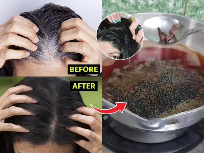 Grey Hairs Solution : Natural Home Remedies For Grey Hair Premature Grey Hair Treatment | केस पिकलेत, मेहेंदी-डाय आवडत नाही? चमचाभर कॉफीचा हेअर स्प्रे लावा, काळेभोर होतील केस