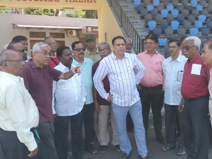 MLA Amit Satam demands that there be no regularity at Shahaji Raje Bhosle Sports Complex | शहाजी राजे भोसले क्रीडा संकुल येथील अनियमतता करा, आमदार अमित साटम यांची मागणी MLA Amit Satam demands that there be no regularity at Shahaji Raje Bhosle Sports Complex | शहाजी राजे भोसले क्रीडा संकुल येथील अनियमतता करा, आमदार अमित साटम यांची मागणी