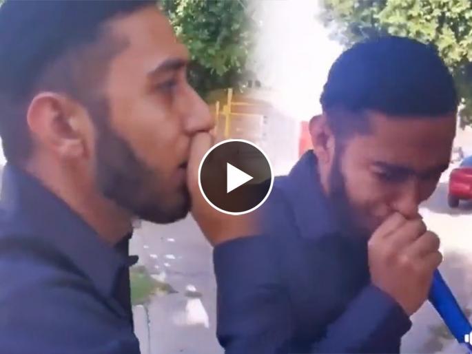 boyfriend went to her house to pacify angry girlfriend unknown person came out from inside | Video - रागावलेल्या गर्लफ्रेंडला मनवण्यासाठी बॉयफ्रेंड घरी गेला पण 'त्याला' पाहून ढसाढसा रडला boyfriend went to her house to pacify angry girlfriend unknown person came out from inside | Video - रागावलेल्या गर्लफ्रेंडला मनवण्यासाठी बॉयफ्रेंड घरी गेला पण 'त्याला' पाहून ढसाढसा रडला