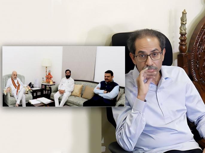 big set back to Uddhav Thackeray! Shiv Sena-BJP alliance finally formed; Lok Sabha, Vidhan Sabha Election will fight together, After Eknath Shinde, amit shah meeting | ठाकरेंना धक्का! अखेर शिवसेना-भाजपा युतीची घोषणा; अमित शाह भेटीनंतर एकनाथ शिंदेंचं महत्त्वपूर्ण ट्विट big set back to Uddhav Thackeray! Shiv Sena-BJP alliance finally formed; Lok Sabha, Vidhan Sabha Election will fight together, After Eknath Shinde, amit shah meeting | ठाकरेंना धक्का! अखेर शिवसेना-भाजपा युतीची घोषणा; अमित शाह भेटीनंतर एकनाथ शिंदेंचं महत्त्वपूर्ण ट्विट