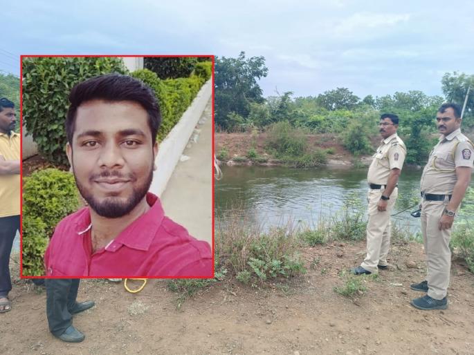 On the way to the village, the bike was stopped on the bridge, suddenly the young man jumped into the canal in front of his aunt | MPSC ची तयारी करणाऱ्या तरुणाचे धक्कादायक कृत्य; मावशीसमोरच घेतली कालव्यात उडी On the way to the village, the bike was stopped on the bridge, suddenly the young man jumped into the canal in front of his aunt | MPSC ची तयारी करणाऱ्या तरुणाचे धक्कादायक कृत्य; मावशीसमोरच घेतली कालव्यात उडी