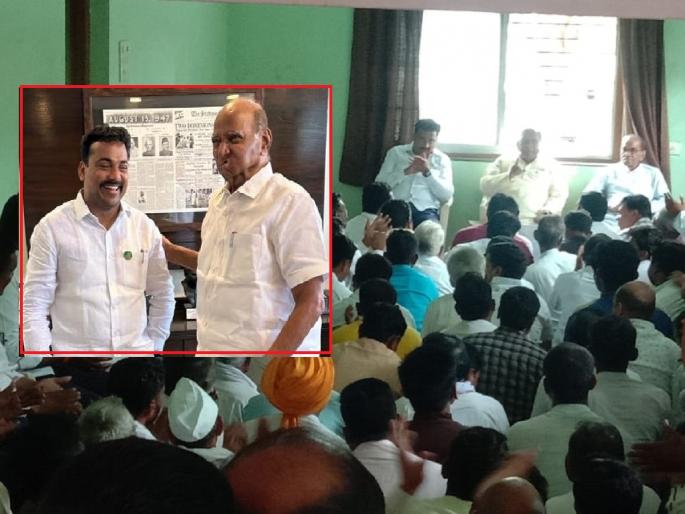 'We are with Sharad Pawar'; Vasmat MLA Raju Navghare's role is clear | 'आम्ही शरद पवारांसोबत'; वसमतचे आमदार राजू नवघरेंची भूमिका स्पष्ट 'We are with Sharad Pawar'; Vasmat MLA Raju Navghare's role is clear | 'आम्ही शरद पवारांसोबत'; वसमतचे आमदार राजू नवघरेंची भूमिका स्पष्ट