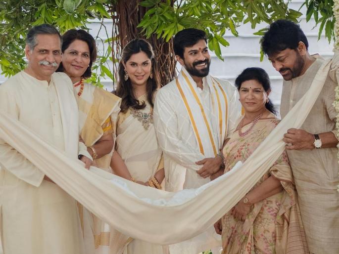 ramcharan and upasana kamineni name daughter klin kaara konidela here what it means | अत्यंत साधेपणाने पार पडलं रामचरणच्या लेकीचं बारसं; चिमुकल्या बाळाचं ठेवलं 'हे' नाव ramcharan and upasana kamineni name daughter klin kaara konidela here what it means | अत्यंत साधेपणाने पार पडलं रामचरणच्या लेकीचं बारसं; चिमुकल्या बाळाचं ठेवलं 'हे' नाव