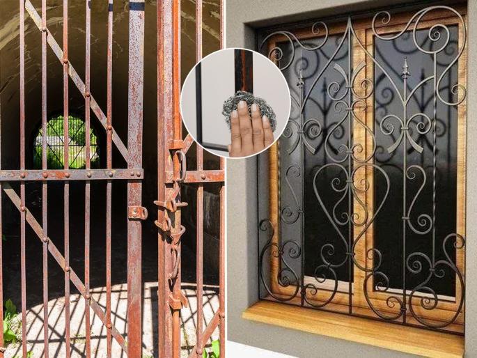 4 Easy Ways to Remove Rust from Windows and Doors in Seconds! | पावसाळ्यात दारं-खिडक्यांना गंज चढला? ४ सोप्या टिप्स - ५ मिनिटांत काढा गंज- स्वच्छता चकाचक