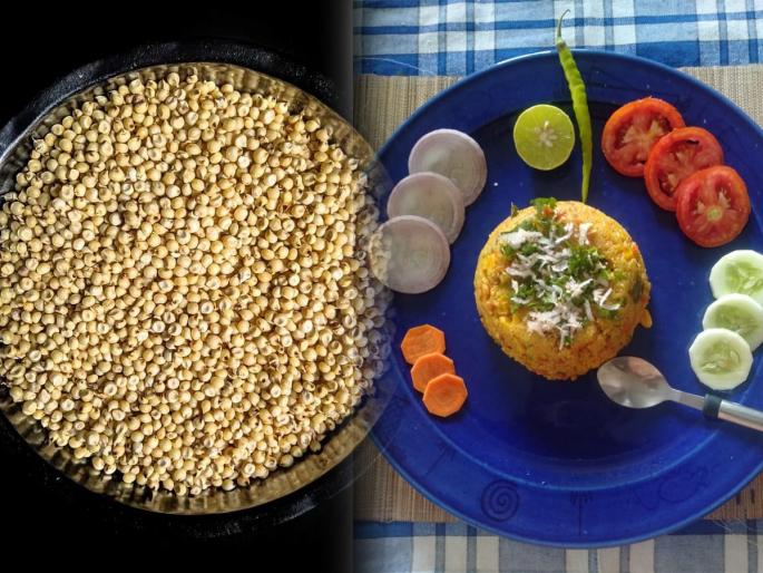 How to make a traditional khandesh special Maharashtrian dish- jwarichya kanya- Millet special dish,one dish meal - lokmat sakhi food contest | वाफाळत्या गरमागरग खांदेशी चवीच्या ज्वारीच्या कण्या खाणं म्हणजे सुख! बालपणाच्या आठवणींत रंगलेली पारंपरिक रेसिपी