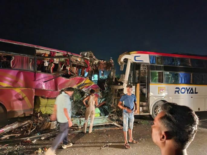 Coming home, give message and just a short distance away, the devotees bus accident who are returning from Amarnath | 'घरी येतोय', निरोप दिला अन् अवघ्या काही अंतरावर भाविकांवर काळाची झडप Coming home, give message and just a short distance away, the devotees bus accident who are returning from Amarnath | 'घरी येतोय', निरोप दिला अन् अवघ्या काही अंतरावर भाविकांवर काळाची झडप